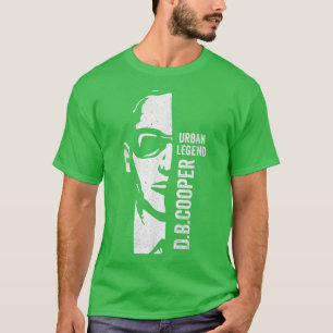 DB Cooper face unsolved mystery sities cool urban T-Shirt