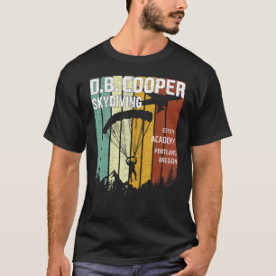Db Cooper  For Men Skydiving Academy T-Shirt