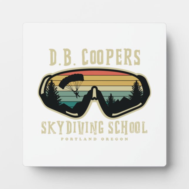 DB coopers skydiving school Portland oregon  Plaque (Front)