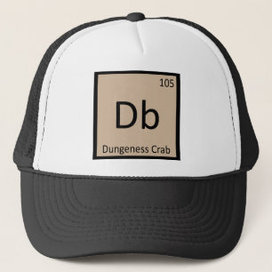 Db - Dungeness Crab Chemistry Periodic Table Trucker Hat