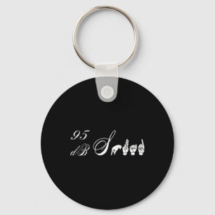 Db Squad Hand Sign Language Hearing Loss Awareness Keychain