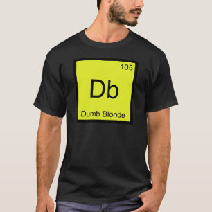 Db - Symbole T-Shirt De L'Élément Chimie À Blon