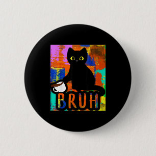 Dba-art Cute Kitten Costumes Vintage Cat Bruh Colo 2 Inch Round Button