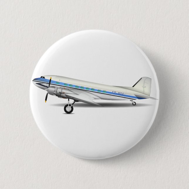 DC-3 2 INCH ROUND BUTTON (Front)