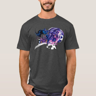 DC Comics Batman and Catwoman Motorcycles Premium T-Shirt