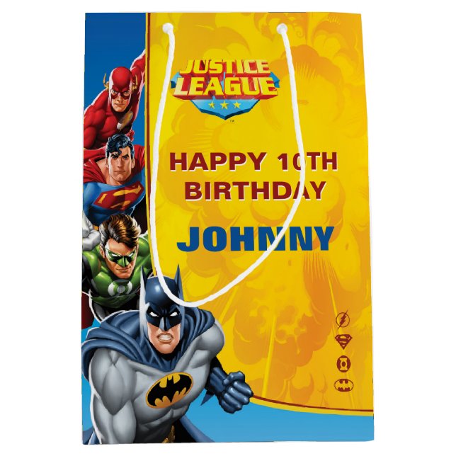 DC Comics | Justice League - Birthday Medium Gift Bag (Front)