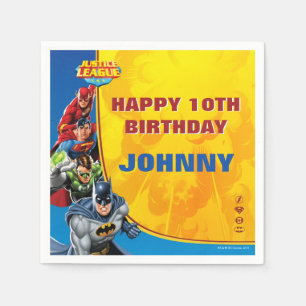 DC Comics   Justice League - Birthday Napkin
