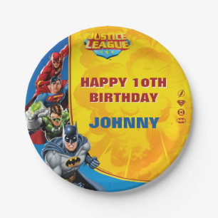 DC Comics   Justice League - Birthday Paper Plate