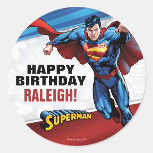 DC Comics   Superman - Birthday Classic Round Sticker