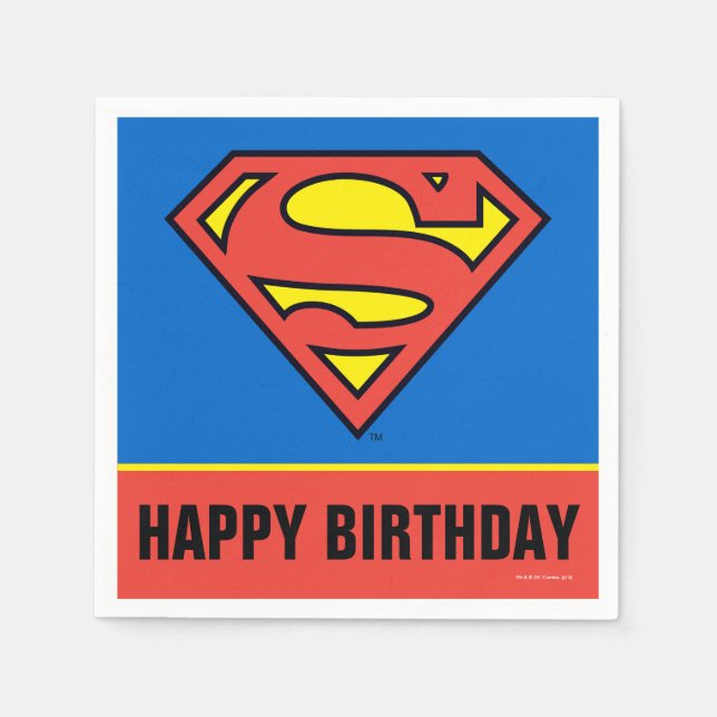 DC Comics | Superman | Classic Logo Napkin (Front)