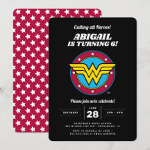 DC Comics | Wonder Woman Circle & Stars Birthday