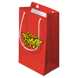 DC Comics Wonder Woman Logo Happy Birthday Small Gift Bag