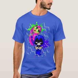 DC Comicseenitans Go Raven Starfire Paint Splatter T-Shirt