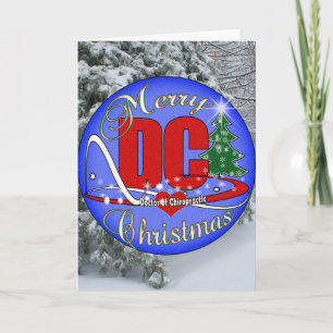 DC - DOCTOR of CHIROPRACTIC CHRISTMAS ORNAMENT Holiday Card