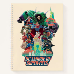 DC League of Super-Pets Battle for Metropolis Notebook