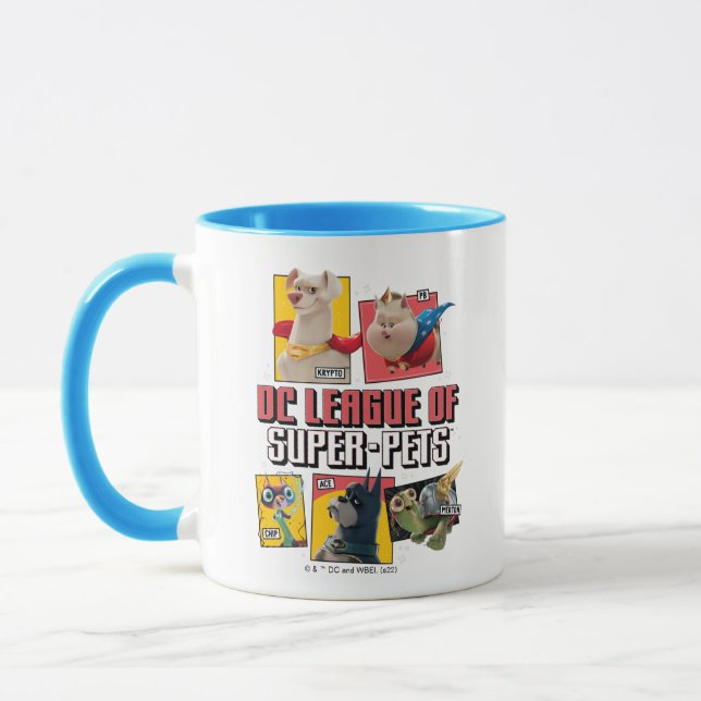 DC League of Super-Pets Character Panels Mug (Left)