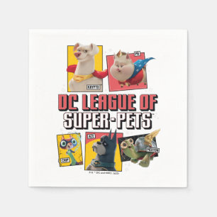 DC League of Super-Pets Character Panels Napkin