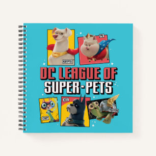 DC League of Super-Pets Character Panels Notebook