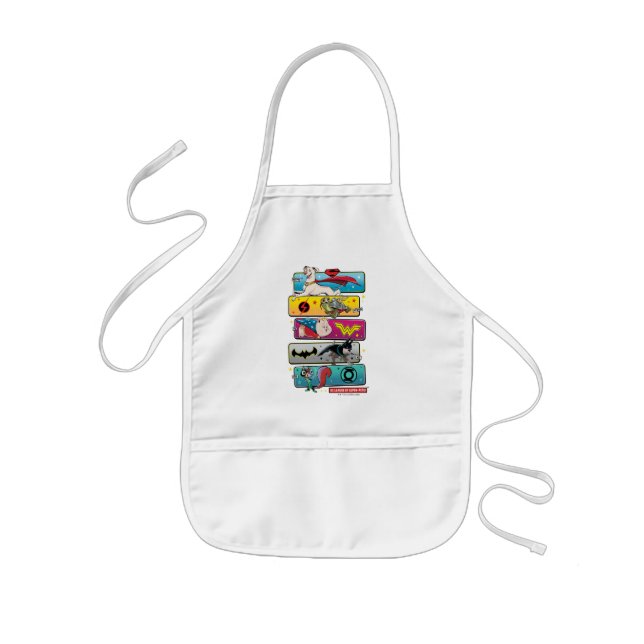 DC League of Super-Pets Panels Kids Apron (Front)