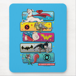 DC League of Super-Pets Panels Mouse Pad
