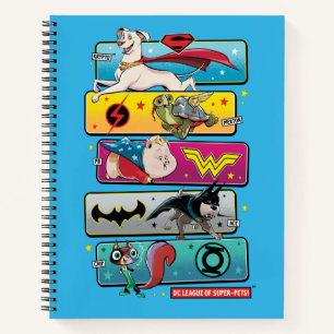 DC League of Super-Pets Panels Notebook