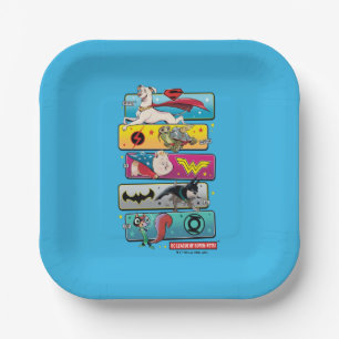 DC League of Super-Pets Panels Paper Plate
