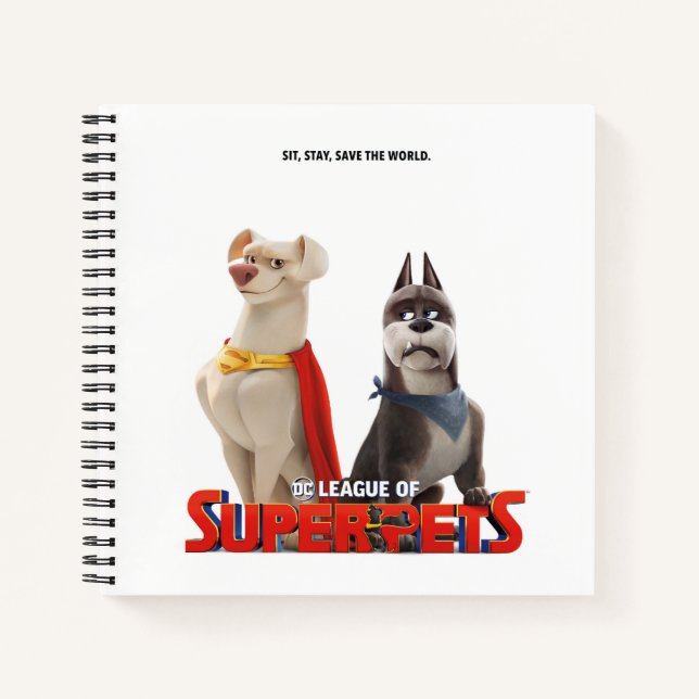 DC League of Super-Pets Theatrical Art Notebook (Front)