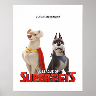 DC League of Super-Pets Theatrical Art Poster