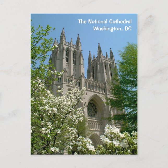 DC Postcard: The National Cathedral Postcard (Front)