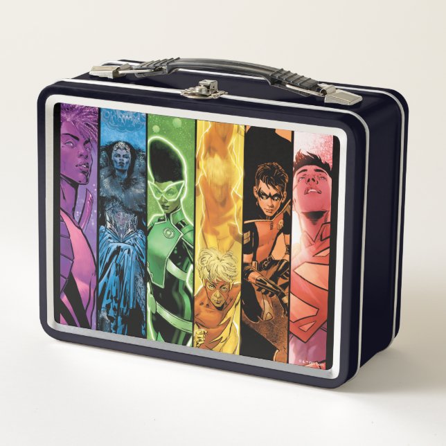 DC Pride Comic Cover 2022 Metal Lunch Box (Front)