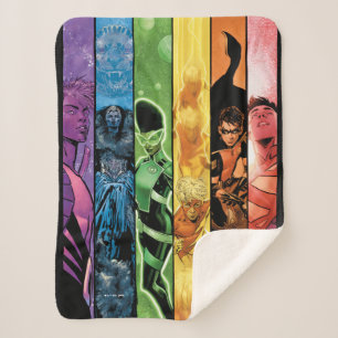 DC Pride Comic Cover 2022 Sherpa Blanket