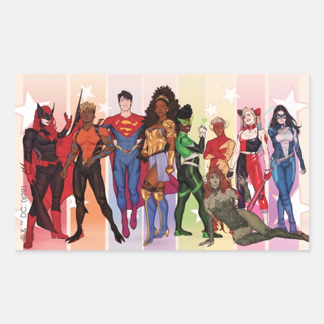 DC Pride Comic Cover 2022 Variant Sticker (Front)