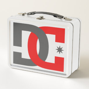 DC Skateboard Logo Fanart Metal Lunch Box