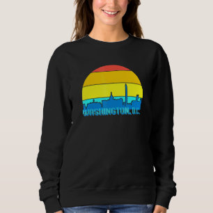 Dc Souvenir 70s 80s Retro Visit Washington Dc Skyl Sweatshirt