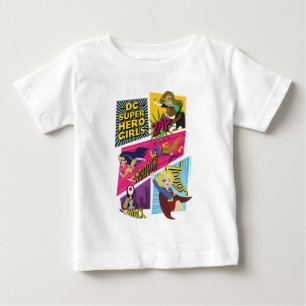 DC Super Hero Girls Action Panels Baby T-Shirt
