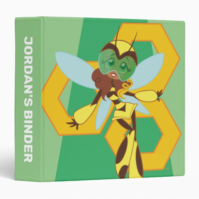 DC Super Hero Girls Bumble Bee Binder (Front/Spine)