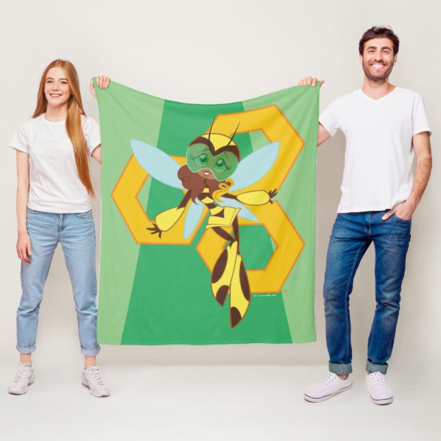 DC Super Hero Girls Bumble Bee Fleece Blanket (In Situ)