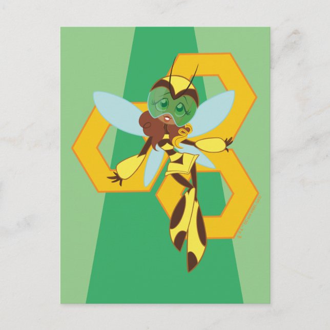 DC Super Hero Girls Bumble Bee Postcard (Front)