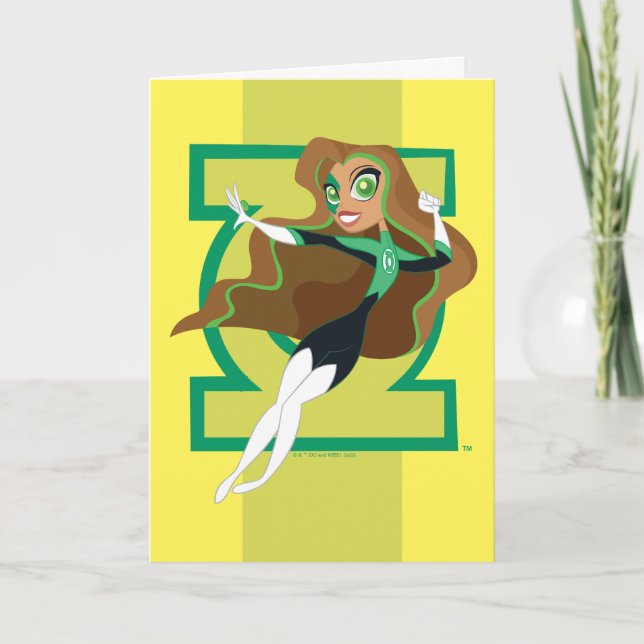 DC Super Hero Girls Green Lantern Card (Front)