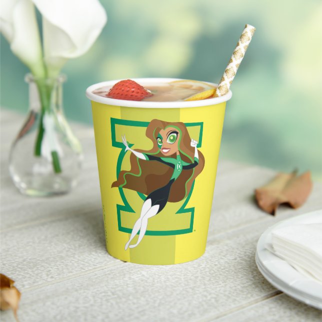 DC Super Hero Girls Green Lantern Paper Cups (Insitu)