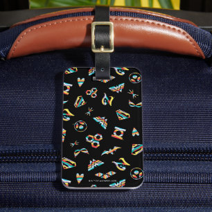 DC Super Hero Girls Rainbow Icon Pattern Luggage Tag