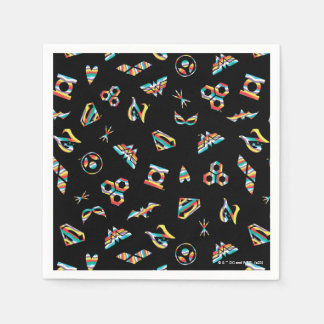 DC Super Hero Girls Rainbow Icon Pattern Napkin
