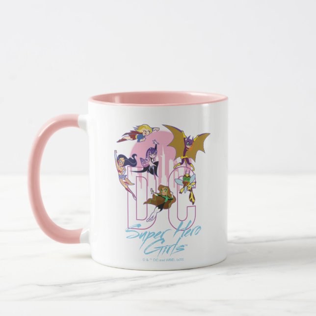 DC Super Hero Girls Skyline Mug (Left)