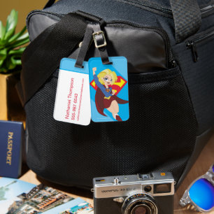 DC Super Hero Girls Supergirl Luggage Tag