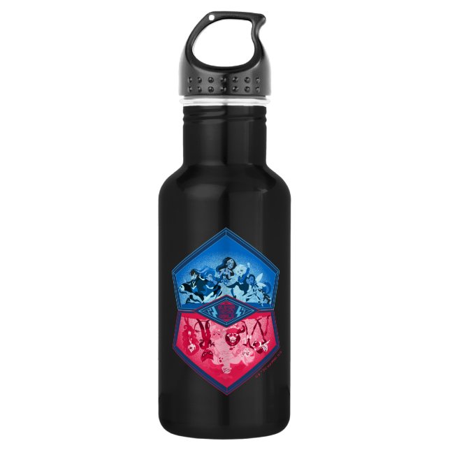 DC Super Hero Girls Teamwork Battle 532 Ml Water Bottle (Front)