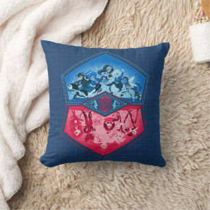 DC Super Hero Girls Teamwork Battle Throw Pillow
