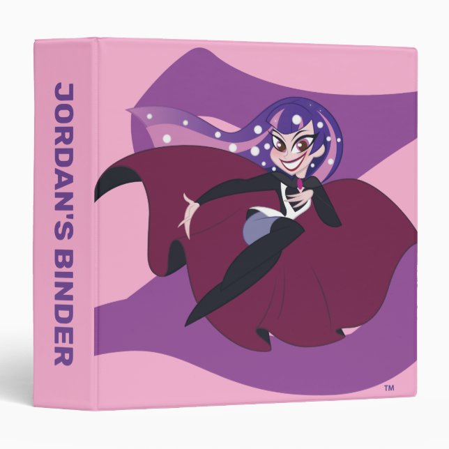 DC Super Hero Girls Zatanna Binder (Front/Spine)