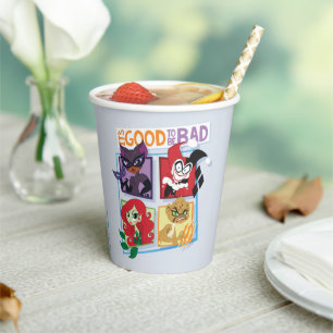 DC Super Villain Girls It's Good To Be Bad Paper Cups