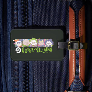 DC Super-Villains Cartoon Lineup Luggage Tag