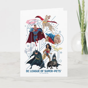 DC Trinity Heroes & Super-Pets Card